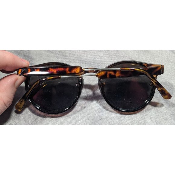 Spitfire England Post Punk Tortoise Retro Mirrored Lens Sunglasses - Picture 7 of 8